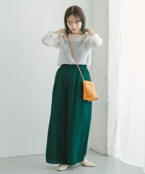 ITEMS URBANRESEARCH（アイテムズ アーバンリサーチ）の「スカーチョ（その他パンツ・レディース・グリーン/ブラック/グレー系その他・FREE）」の7枚目の写真