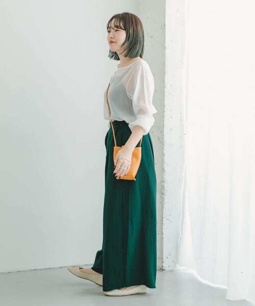 ITEMS URBANRESEARCH（アイテムズ アーバンリサーチ）の「スカーチョ（その他パンツ・レディース・グリーン/ブラック/グレー系その他・FREE）」の8枚目の写真