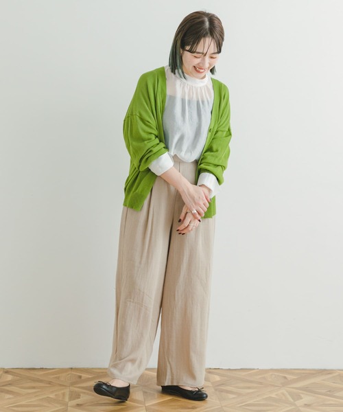 ITEMS URBANRESEARCH（アイテムズ アーバンリサーチ）の「スカーチョ（その他パンツ・レディース・グリーン/ブラック/グレー系その他・FREE）」の14枚目の写真