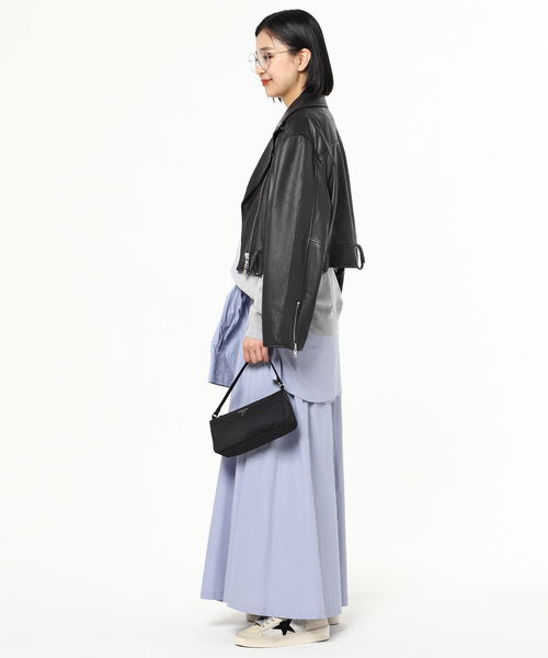 UNDECORATED（アンデコレイテッド）の「【UNDECORATED/アンデコレイテッド】コットンラップスカート（スカート・レディース・ライトブルー・38/36）」の18枚目の写真