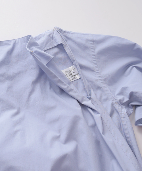 UNDECORATED（アンデコレイテッド）の「【UNDECORATED/アンデコレイテッド】コットンラップスカート（スカート・レディース・ライトブルー・38/36）」の22枚目の写真