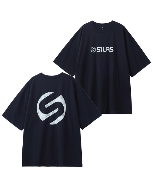 SILAS(サイラス)の「PAISLEY LOGO PRINT WIDE S/S TEE(Tシャツ/カットソー・メンズ・ブラック/ホワイト・M/L/XL)」の1枚目の写真