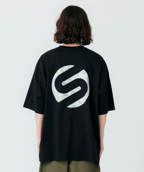 SILAS(サイラス)の「PAISLEY LOGO PRINT WIDE S/S TEE(Tシャツ/カットソー・メンズ・ブラック/ホワイト・M/L/XL)」の16枚目の写真