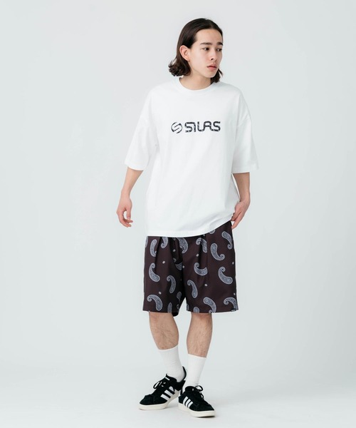 SILAS(サイラス)の「PAISLEY LOGO PRINT WIDE S/S TEE(Tシャツ/カットソー・メンズ・ブラック/ホワイト・M/L/XL)」の12枚目の写真