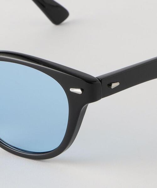 green label relaxing（グリーンレーベルリラクシング）の「GLR ウェリントン ファッション用グラス（メガネ・メンズ・グレー/オリーブ/ライトブルー・FREE）」の4枚目の写真