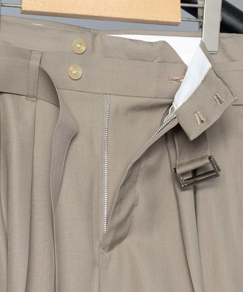 SEEALL（シーオール）の「【SEEALL / シーオール 】MANCHESTER PANTS / マンチェスター パンツ（スラックス・メンズ・ベージュ・2/1）」の6枚目の写真