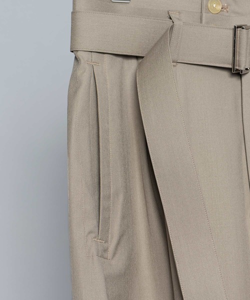 SEEALL（シーオール）の「【SEEALL / シーオール 】MANCHESTER PANTS / マンチェスター パンツ（スラックス・メンズ・ベージュ・2/1）」の7枚目の写真