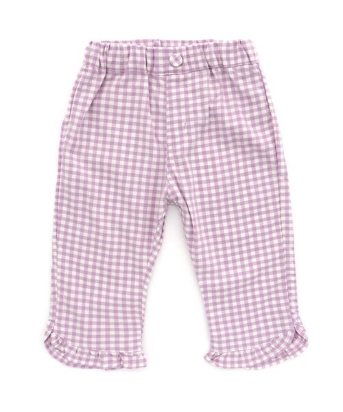 apres les cours（アプレレクール）の「裾フリル/7days Style pants_8分丈（その他パンツ・キッズ・その他3/ラベンダー/グリーン/ブラック・100/80/90/110/120/140/130）」の4枚目の写真