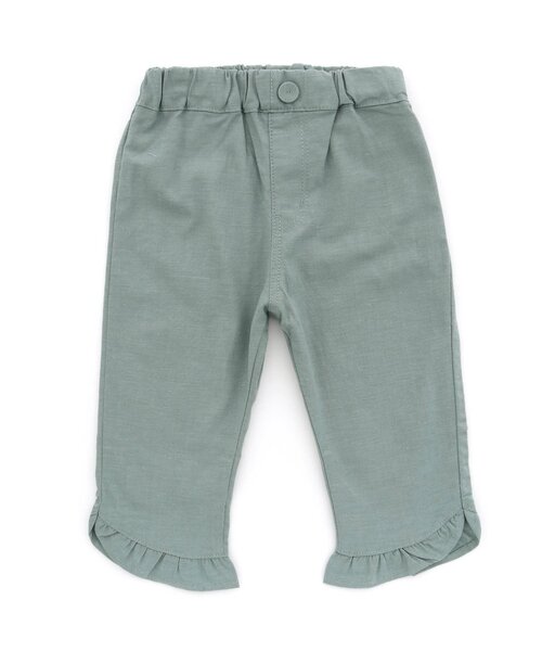 apres les cours（アプレレクール）の「裾フリル/7days Style pants_8分丈（その他パンツ・キッズ・その他3/ラベンダー/グリーン/ブラック・100/80/90/110/120/140/130）」の3枚目の写真
