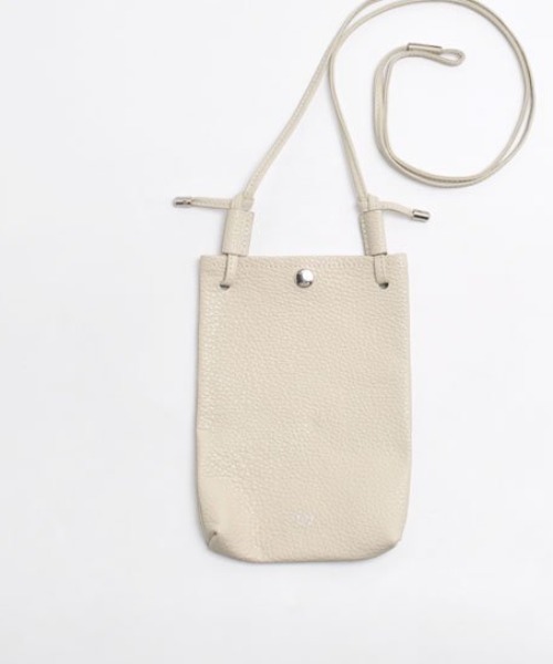 blancle(ブランクレ)の「【blancle】bc1191 S.LEATHER SHOULDER(ショルダーバッグ・レディース・イエロー/グレイッシュベージュ/アイボリー/ライトブルー/ブラック・FREE)」の2枚目の写真