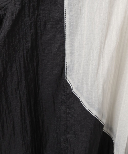 JEANASIS（ジーナシス）の「ハイショクシアーブルゾン/196596（ブルゾン・レディース・ホワイト×グリーン/ブラック×ホワイト/グリーン系その他・FREE）」の21枚目の写真