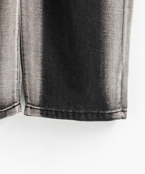 ブラックウォッシュデニムパンツ グラデーションカラー ワイドシルエット（デニムパンツ）｜Ressaca（レサーカ）