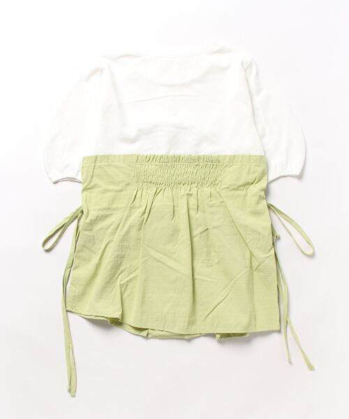 AZUL by moussy(アズールバイマウジー)の「BUSTIER LAYERED TOPS/ビスチェレイヤードトップス(Tシャツ/カットソー・レディース・ベージュ系その他/ライム/ブラック系その他/オレンジ系その他・MEDIUM/SMALL)」の5枚目の写真