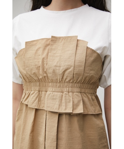 AZUL by moussy(アズールバイマウジー)の「BUSTIER LAYERED TOPS/ビスチェレイヤードトップス(Tシャツ/カットソー・レディース・ベージュ系その他/ライム/ブラック系その他/オレンジ系その他・MEDIUM/SMALL)」の22枚目の写真