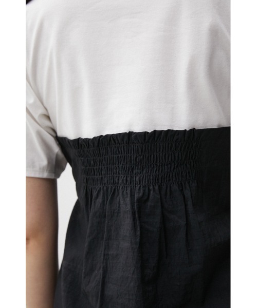 AZUL by moussy(アズールバイマウジー)の「BUSTIER LAYERED TOPS/ビスチェレイヤードトップス(Tシャツ/カットソー・レディース・ベージュ系その他/ライム/ブラック系その他/オレンジ系その他・MEDIUM/SMALL)」の12枚目の写真
