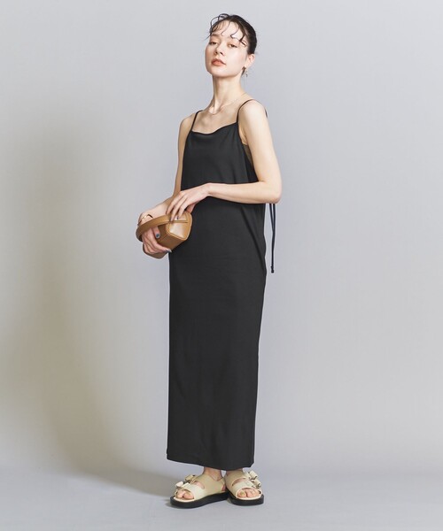 BEAUTY&YOUTH UNITED ARROWS(ビューティーアンドユースユナイテッドアローズ)の「スリークラックスポンチ レイヤードワンピース/3WAY -ウォッシャブル-(ワンピース・レディース・ブラック/グレー/コバルトブルー・FREE)」の18枚目の写真
