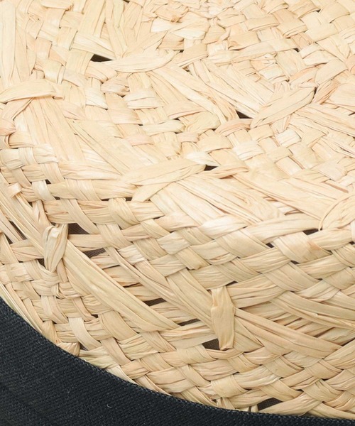 ReqHatter（レックハッター）の「ラフィア ミドルブリム カンカン帽（ハット・メンズ・ベージュ・FREE）」の11枚目の写真