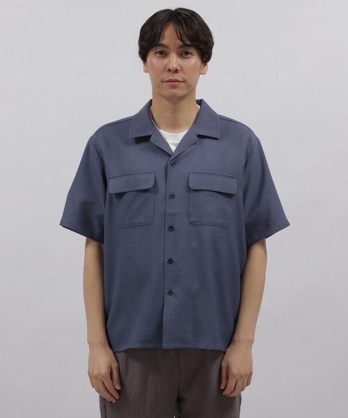 LAKOLE（ラコレ）の「リネンライクCPOシャツ / 198863（シャツ/ブラウス・メンズ・チャコールグレー/マスタード/グレイッシュブルー/ホワイト・MEDIUM/LARGE/X-LARGE）」の18枚目の写真