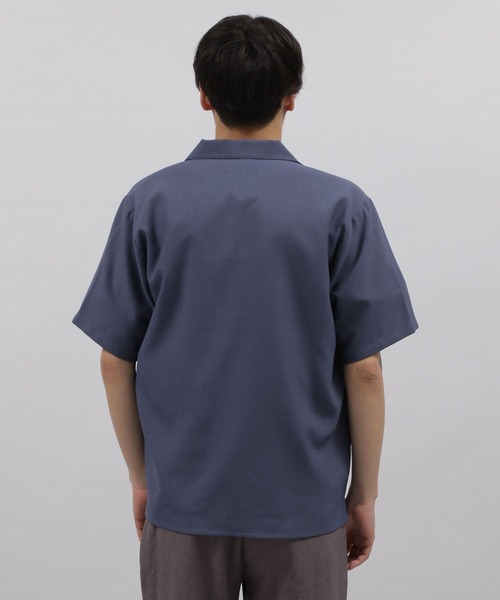 LAKOLE（ラコレ）の「リネンライクCPOシャツ / 198863（シャツ/ブラウス・メンズ・チャコールグレー/マスタード/グレイッシュブルー/ホワイト・MEDIUM/LARGE/X-LARGE）」の21枚目の写真