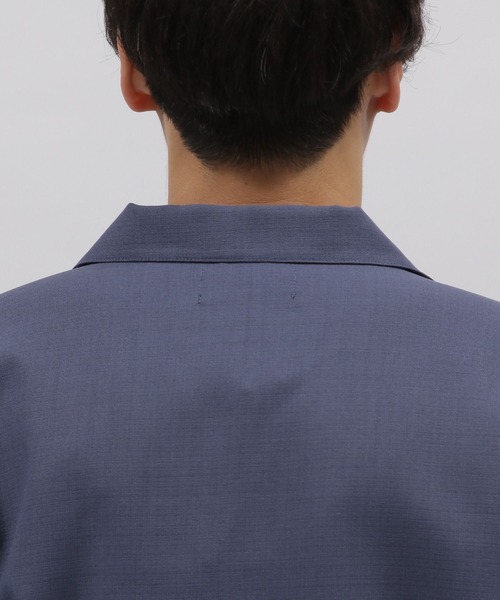 LAKOLE（ラコレ）の「リネンライクCPOシャツ / 198863（シャツ/ブラウス・メンズ・チャコールグレー/マスタード/グレイッシュブルー/ホワイト・MEDIUM/LARGE/X-LARGE）」の6枚目の写真