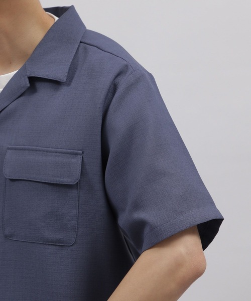 LAKOLE（ラコレ）の「リネンライクCPOシャツ / 198863（シャツ/ブラウス・メンズ・チャコールグレー/マスタード/グレイッシュブルー/ホワイト・MEDIUM/LARGE/X-LARGE）」の17枚目の写真