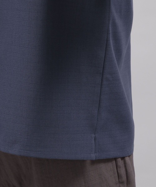 LAKOLE（ラコレ）の「リネンライクCPOシャツ / 198863（シャツ/ブラウス・メンズ・チャコールグレー/マスタード/グレイッシュブルー/ホワイト・MEDIUM/LARGE/X-LARGE）」の13枚目の写真