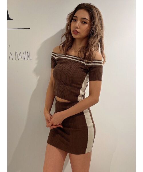 GYDA(ジェイダ)の「【SET着用可】サイドラインニットスカート(スカート・レディース・ブラウン/ピンク/ブラック・FREE)」の16枚目の写真