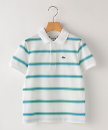 LACOSTE（ラコステ）の「LACOSTE:100～130cm / ベーシック ボーダー ポロシャツ（ポロシャツ・キッズ）」