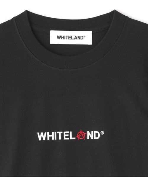 WHITELAND（ホワイトランド）の「WHITELAND/ホワイトランド/ANARCHY LOGO TEE（Tシャツ/カットソー・メンズ・ホワイト/ブラック/モスグリーン・F）」の8枚目の写真