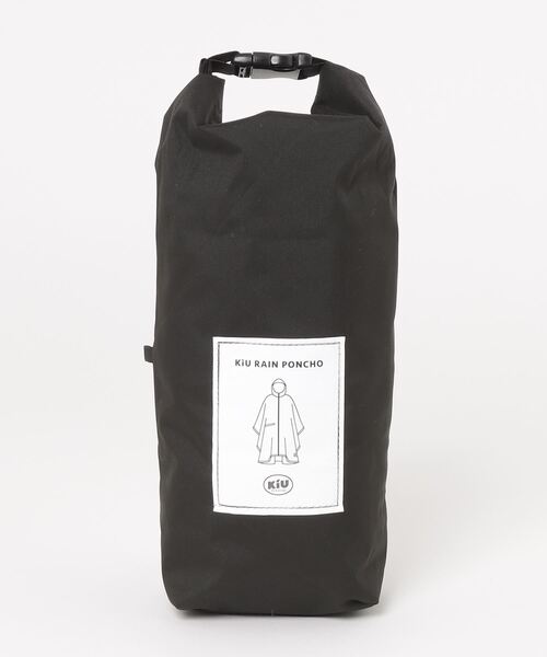 KiU(キウ)の「KiU/キウ レインコート/ポンチョ デイリー レインポンチョ ユニセックス K319-900(レインコート/ポンチョ・メンズ・ブラック・FREE)」の8枚目の写真