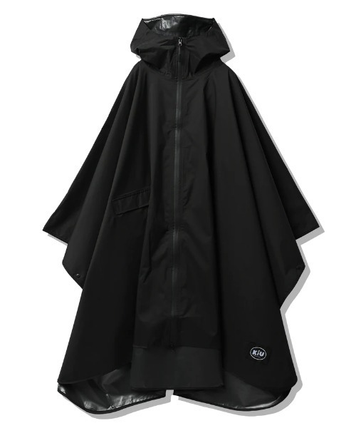 KiU(キウ)の「KiU/キウ レインコート/ポンチョ デイリー レインポンチョ ユニセックス K319-900(レインコート/ポンチョ・メンズ・ブラック・FREE)」の5枚目の写真