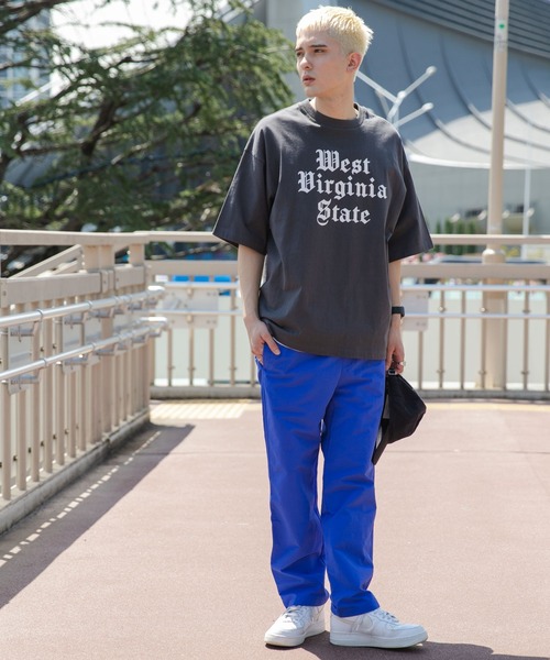 WEGO(ウィゴー)の「WEGO/ナイロンイージーパンツ(スウェットパンツ・メンズ・ブラック/ブルー/ライトグレー・SMALL/MEDIUM/LARGE)」の8枚目の写真