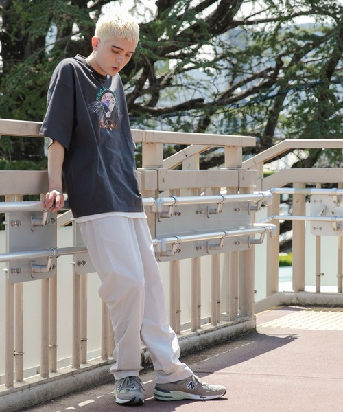 WEGO(ウィゴー)の「WEGO/ナイロンイージーパンツ(スウェットパンツ・メンズ・ブラック/ブルー/ライトグレー・SMALL/MEDIUM/LARGE)」の15枚目の写真
