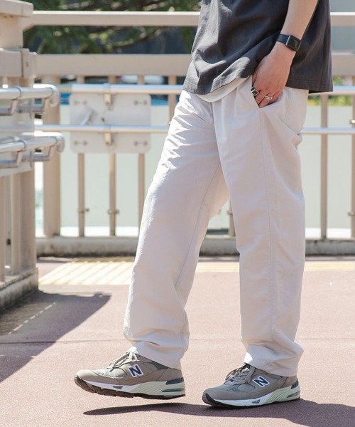 WEGO(ウィゴー)の「WEGO/ナイロンイージーパンツ(スウェットパンツ・メンズ・ブラック/ブルー/ライトグレー・SMALL/MEDIUM/LARGE)」の6枚目の写真