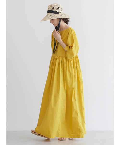 AMERICAN HOLIC（アメリカンホリック）の「ドルマン切り替えギャザーワンピース（ワンピース・レディース・イエロー/ブルー/チェック・M/L）」の10枚目の写真