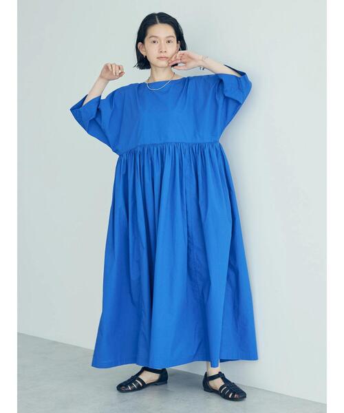 AMERICAN HOLIC（アメリカンホリック）の「ドルマン切り替えギャザーワンピース（ワンピース・レディース・イエロー/ブルー/チェック・M/L）」の11枚目の写真