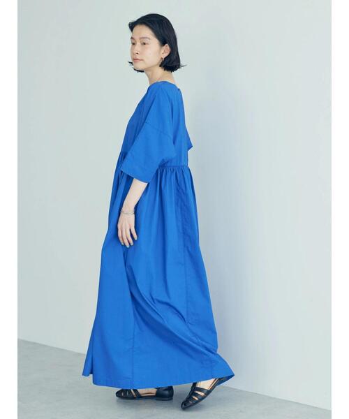 AMERICAN HOLIC（アメリカンホリック）の「ドルマン切り替えギャザーワンピース（ワンピース・レディース・イエロー/ブルー/チェック・M/L）」の13枚目の写真