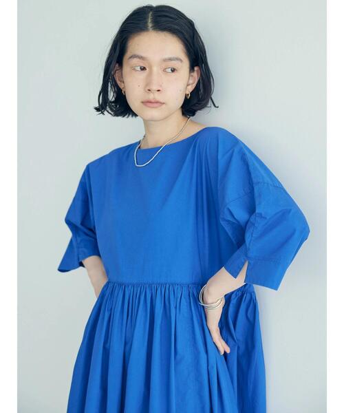 AMERICAN HOLIC（アメリカンホリック）の「ドルマン切り替えギャザーワンピース（ワンピース・レディース・イエロー/ブルー/チェック・M/L）」の15枚目の写真