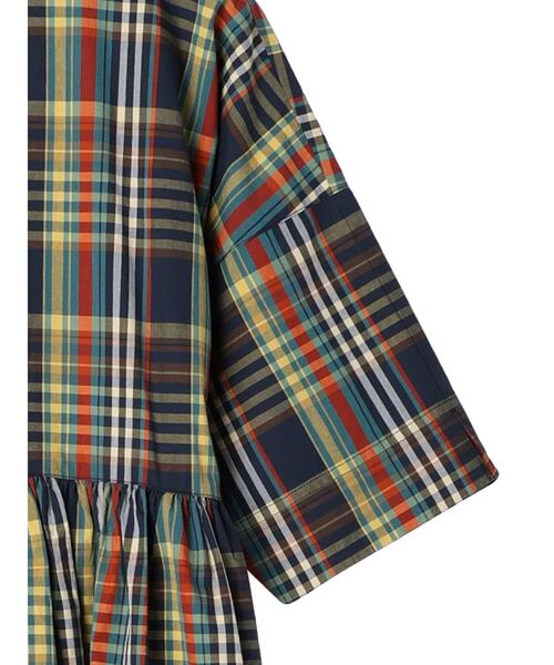 AMERICAN HOLIC（アメリカンホリック）の「ドルマン切り替えギャザーワンピース（ワンピース・レディース・イエロー/ブルー/チェック・M/L）」の22枚目の写真