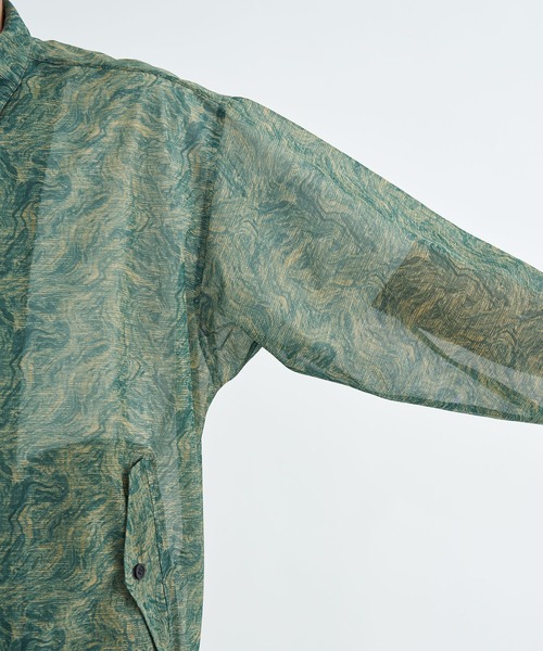TOGA VIRILIS(トーガ ビリリース)の「Mesh marble print blouson(ブルゾン・メンズ・ブラック/グリーン・MEDIUM/LARGE)」の18枚目の写真