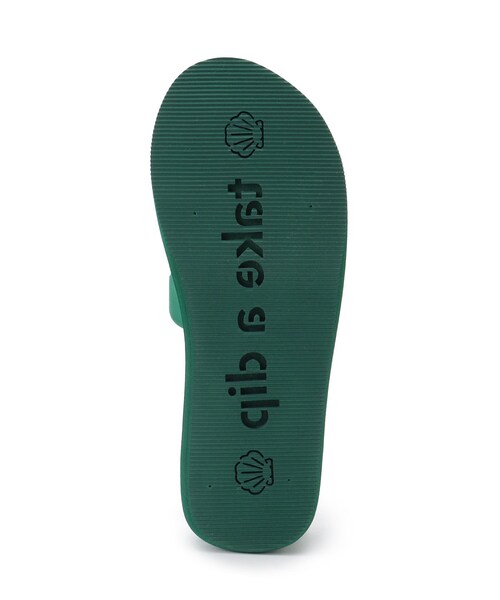 ESPERANZA（エスペランサ）の「◆厚底メッセージスライドビーサン（サンダル・レディース・ブラック系8/グリーン系その他6/ベージュ系8・S/M/L/LL）」の8枚目の写真