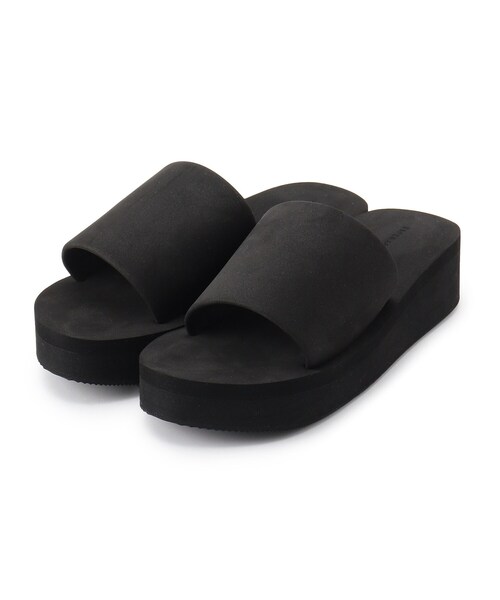 ESPERANZA（エスペランサ）の「◆厚底メッセージスライドビーサン（サンダル・レディース・ブラック系8/グリーン系その他6/ベージュ系8・S/M/L/LL）」の21枚目の写真