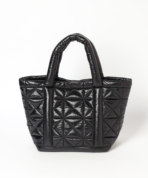 BAYFLOW（ベイフロー）の「23Fパテッドロゴトート（トートバッグ・レディース・ブラック/ブルー/オフホワイト・FREE）」の10枚目の写真