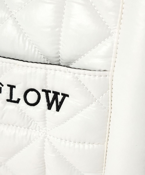 BAYFLOW（ベイフロー）の「23Fパテッドロゴトート（トートバッグ・レディース・ブラック/ブルー/オフホワイト・FREE）」の21枚目の写真