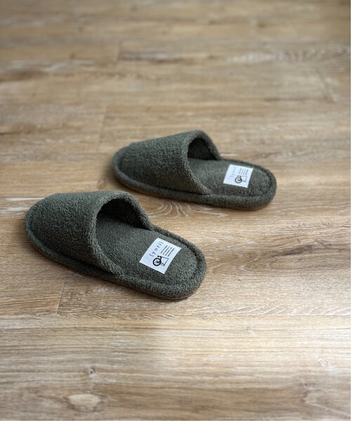 LBC（エルビーシー）の「YORI パイル外縫いスリッパ Mサイズ（ルームシューズ/スリッパ・レディース・ブルー/グリーン/オレンジ/ベージュ・M）」の7枚目の写真