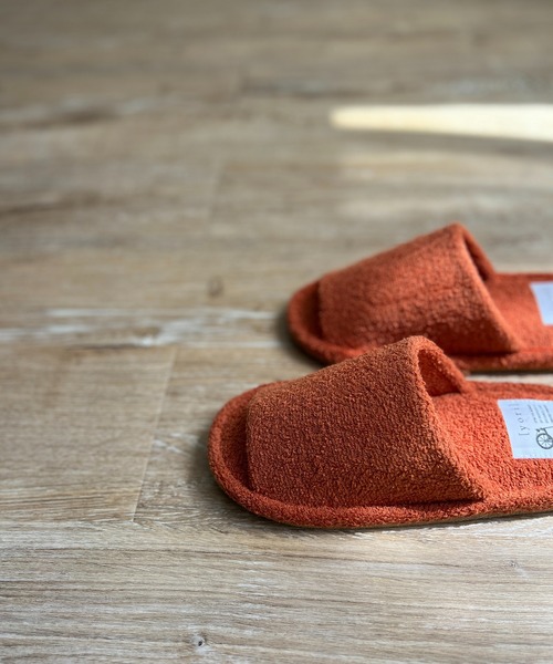 LBC（エルビーシー）の「YORI パイル外縫いスリッパ Mサイズ（ルームシューズ/スリッパ・レディース・ブルー/グリーン/オレンジ/ベージュ・M）」の13枚目の写真