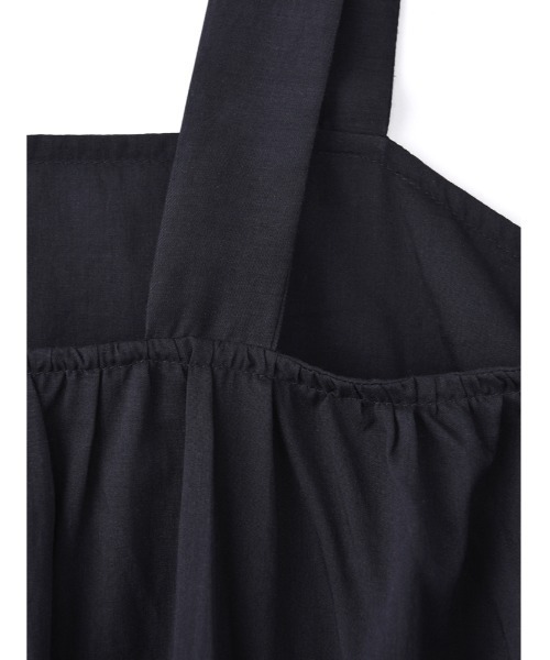 JNBY（ジェーエヌビーワイ）の「HOME Wide-strap Belted Cotton Dress / コットンドレス（ワンピース・レディース・ブルー/ベージュ・36/38/40）」の17枚目の写真