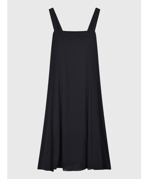 JNBY（ジェーエヌビーワイ）の「HOME Wide-strap Belted Cotton Dress / コットンドレス（ワンピース・レディース・ブルー/ベージュ・36/38/40）」の19枚目の写真