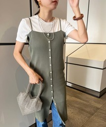 SHENERY | リブニットチュニックキャミ(ニット/セーター)