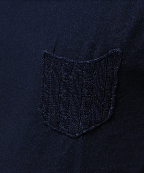 OUTLET（アウトレット）の「【Ciaopanic】インディゴリブポケT（Tシャツ/カットソー・メンズ・インディゴブルー/ブルー・LARGE/MEDIUM）」の11枚目の写真
